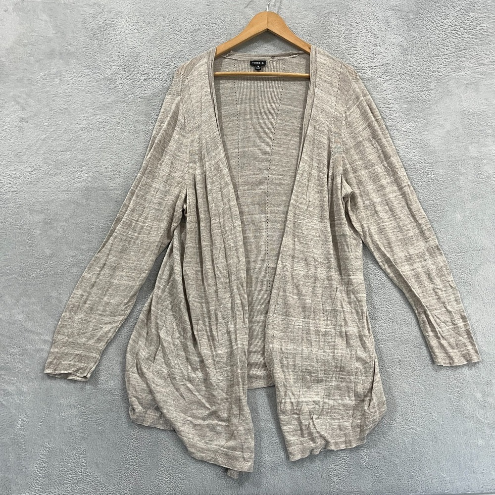 Torrid Cardigan Womens 3 Duster‎ Lightweight Academia Office Career Boho Hippie